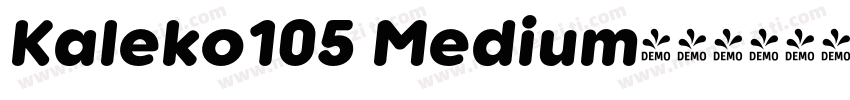 Kaleko105 Medium字体转换
